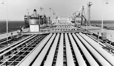 A photo dated Jan. 7, 1974, of one of the pumping stations at the petroleum port in Al Ahmadi, Kuwait.