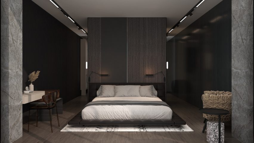 Hotel Room – Hospitality and Office Space Design by Valeriia Sharhorodska