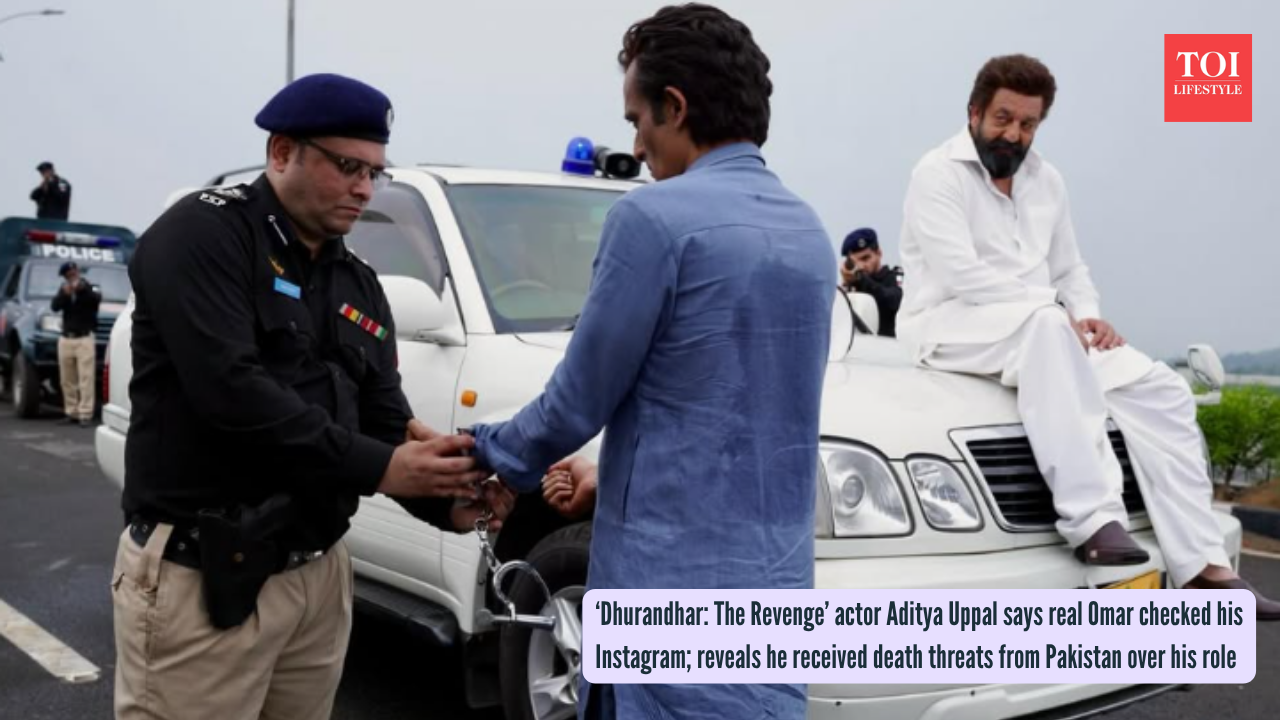 Inspector Omar arrests Rehman Dakait in 'Dhurandhar' (Photo: @adityauppal/ Instagram) ‘Dhurandhar The Revenge’ actor Aditya Uppal says real Omar checked his Instagram; reveals he received death threats from Pakistan over his role