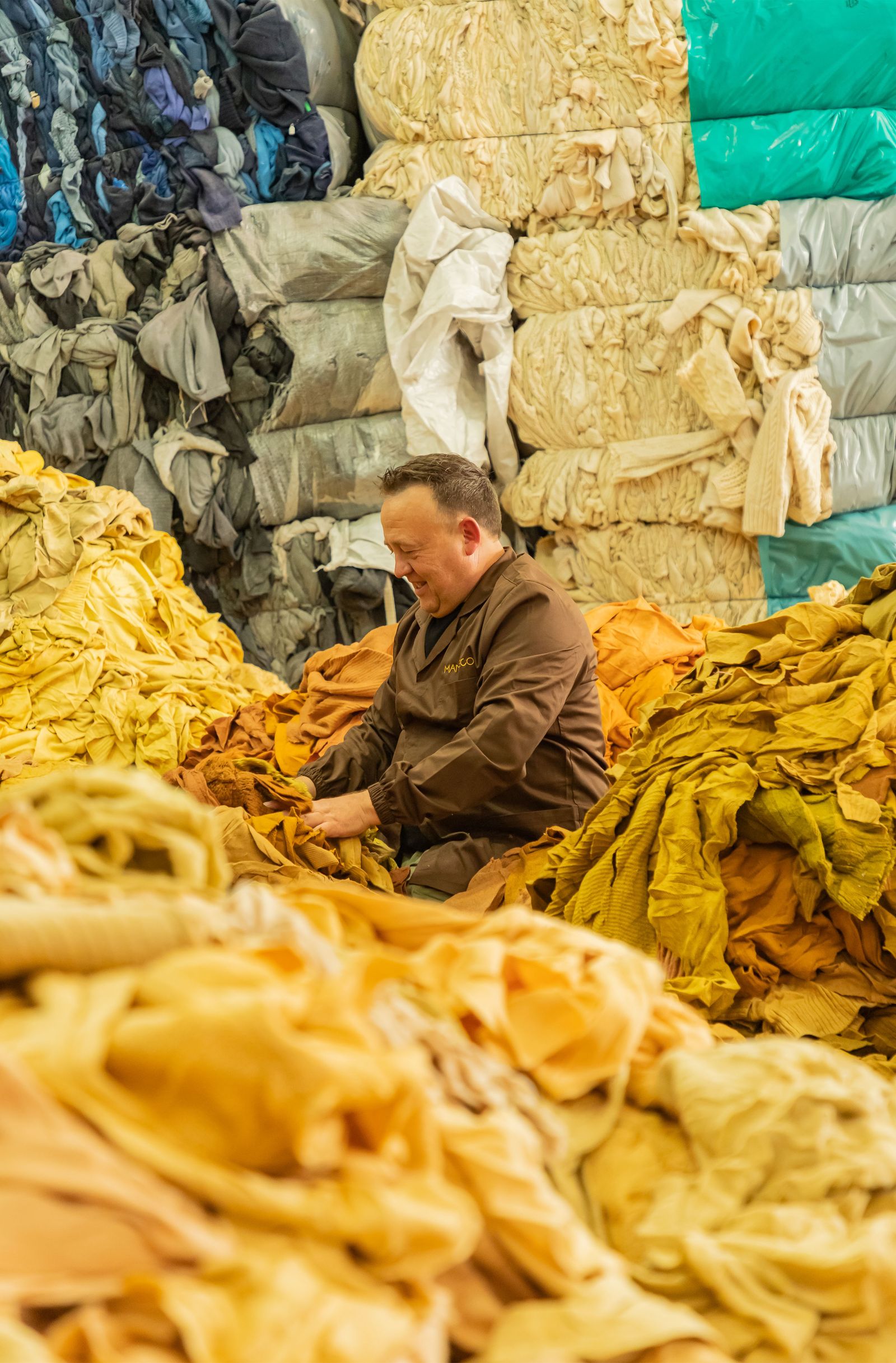 Image may contain Dieter Pfaff Blanket Adult and Person