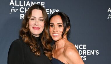 Meghan Markle Makes a Surprise Red Carpet Appearance in Ralph Lauren