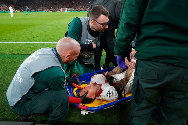 Galatasaray forward suffers gruesome thumb injury in Champions League clash with Liverpool