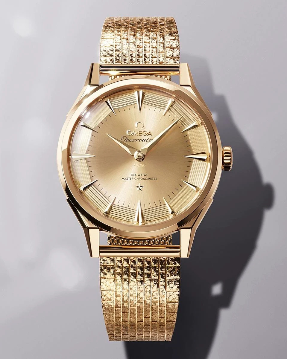 The 18k gold model in the new Constellation Observatory collection. 