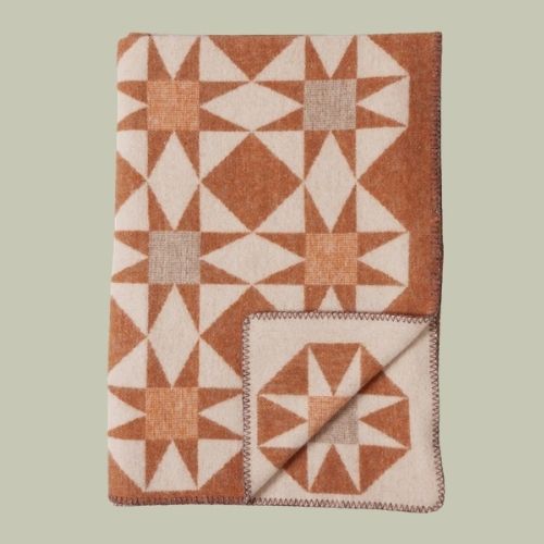 TOAST, Jacquard Star Wool Blanket