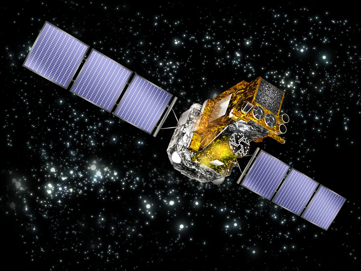 Artist's impression of the European Space Agency's Integral space telescope. Credit: ESA