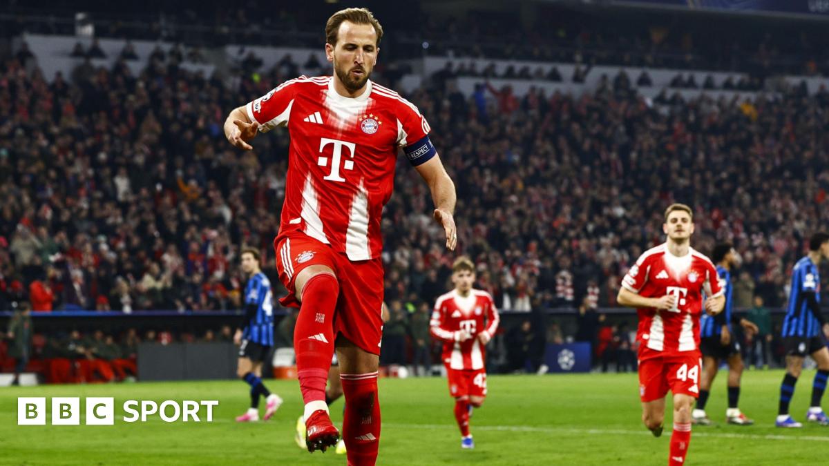Bayern Munich 4-1 Atalanta - Harry Kane scores twice to move onto 50 Champions League goals