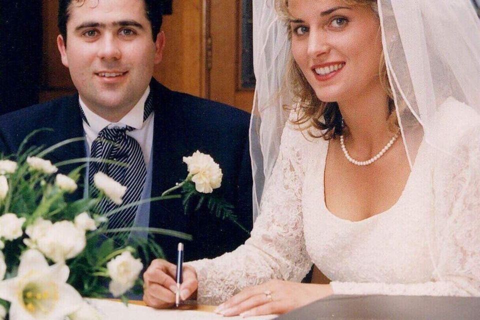 Dermot McArdle with his former wife Kelly-Ann Corcoran.