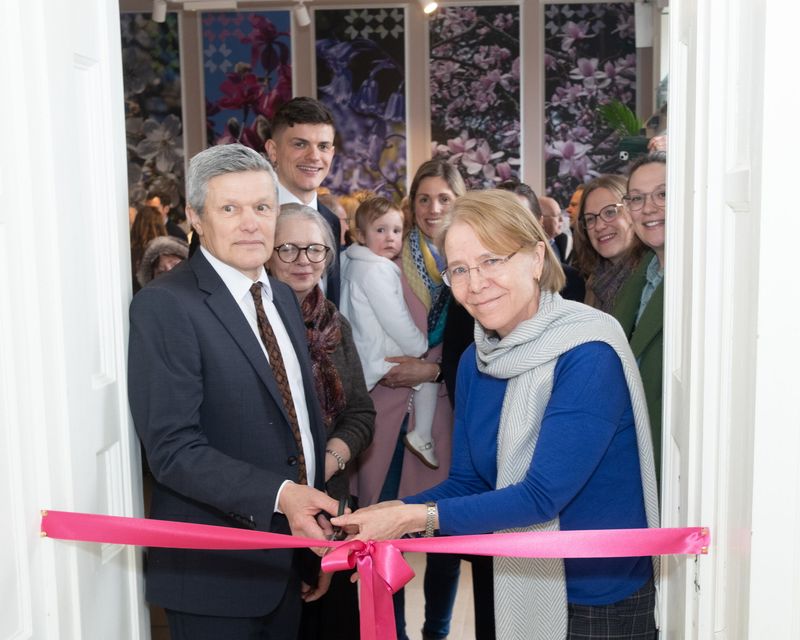 Elmer Dool and  Her Excellency Maaike van Koldam, Ambassador of the Kingdom of the Netherlands to Ireland. 
