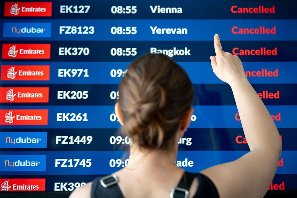 Despite uncertainty in the region, many future flights are listed to go ahead. Photo: Marcin Golba/Getty