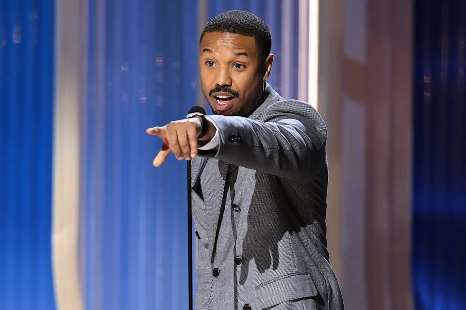 Michael B. Jordan accepting his Actor Award for 'Sinners'Credit: Matt Winkelmeyer/Getty