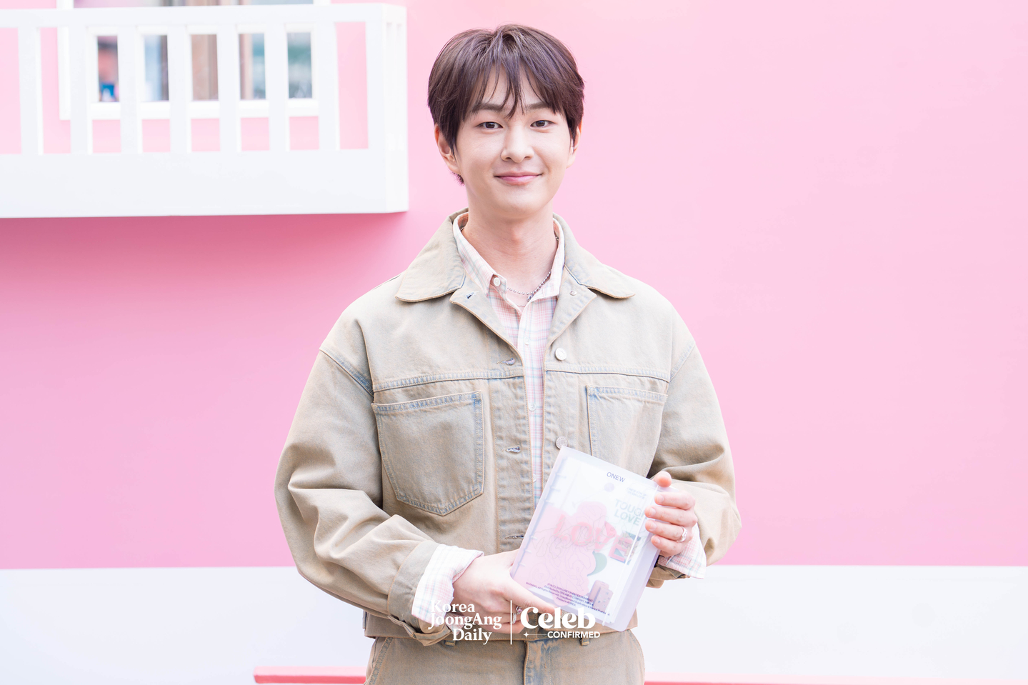 Onew during a press event for the release of his fifth EP “Tough Love,” at Yeonghwa 104 in Seongdong District on March 9 [DANIELA GONZALEZ PEREZ]