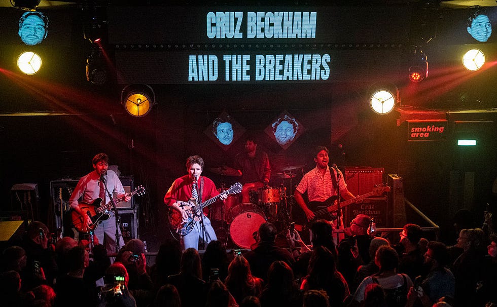 Cruz Beckham & The Breakers Perform At Mama Roux's birmingham, england february 25: (editorial use only) cruz beckham the breakers perform during the first night of the time for your love tour at mama rouxs on february 25, 2026 in birmingham, england. (photo by katja ogrin/getty images)