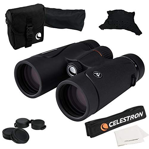 Celestron &ndash; Trailseeker 8x42 Binoculars &ndash; Fully Multi-Coated Optics &ndash; Binoculars for Adults &ndash; Phase and Dielectric Coated Bak-4 Prisms &ndash; Waterproof &amp; Fogproof &ndash; Rubber Armored &ndash; 6.5 Feet Close