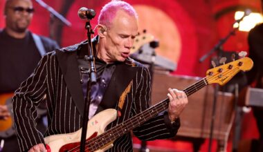 Red Hot Chili Peppers' Flea shows off head injury from "bizarre peeing accident"