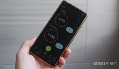 Choosing a timer in the Google Clock app