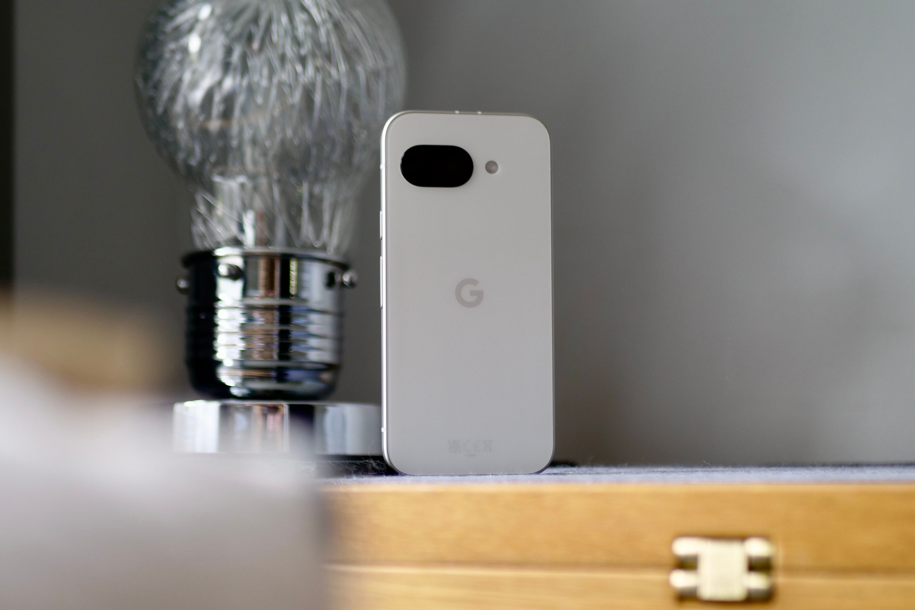 The back of the Google Pixel 9a.