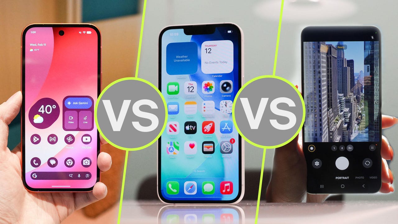 Google Pixel 10a vs iPhone 17e vs Samsung Galaxy A56 5G