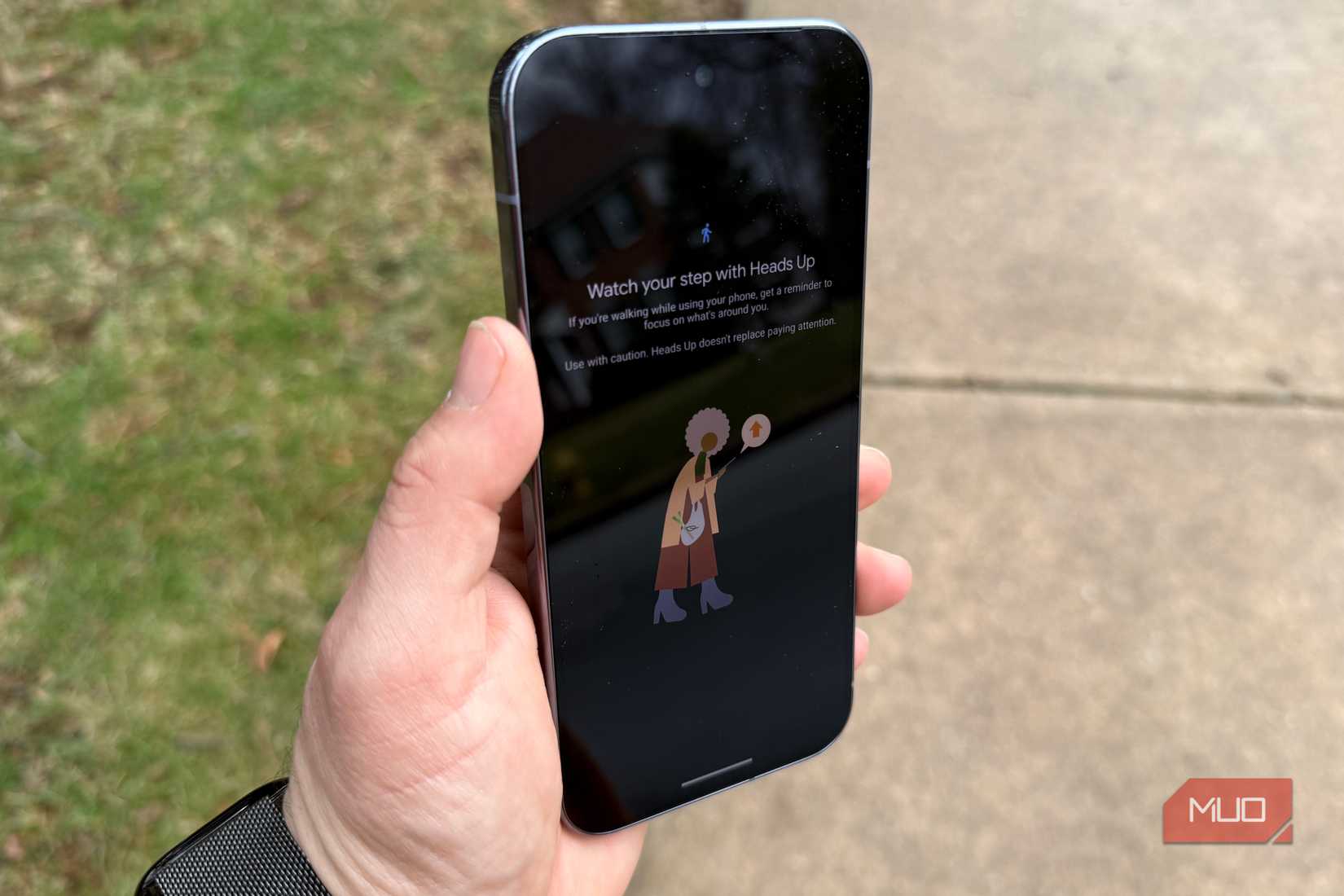 Heads up notification on Pixel