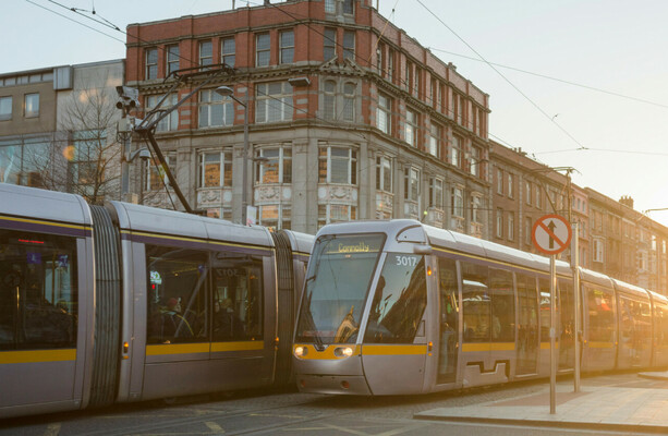 Some Luas services not running or delayed over power failure and medical emergency