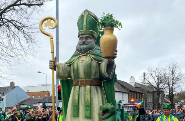 St Patrick statue banished from Temple Bar turns up in Kildare parades