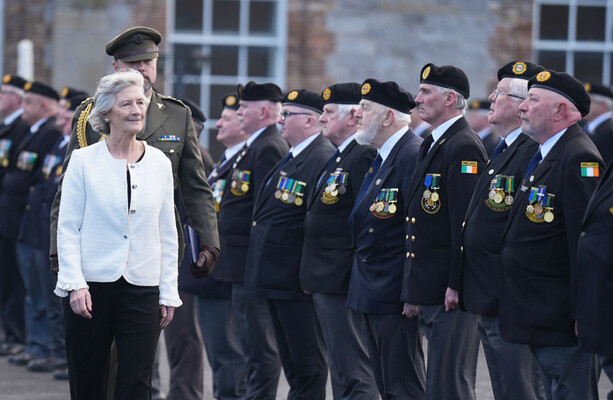 'We are suffering a housing crisis': President attends anniversary event for veterans’ homeless charity - The Journal