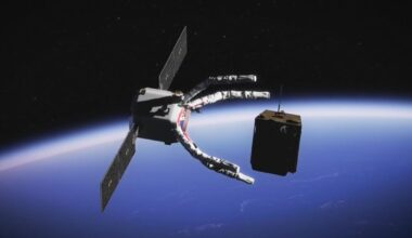 Spacecraft designed to remove satellites from orbit