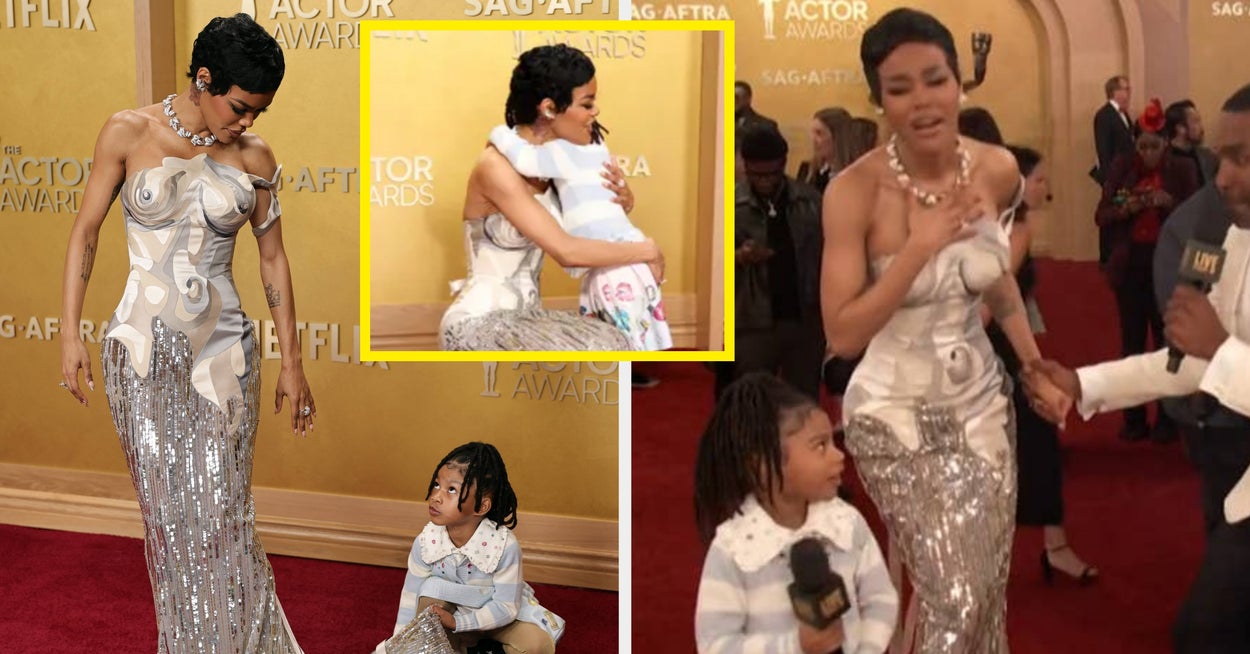 "Timeline Cleanse!": Teyana Taylor’s 5-Year-Old Daughter Rue Was Her Date To The Actor Awards, And People Can’t Get Enough Of Their Adorably Wholesome Red Carpet Interview - BuzzFeed