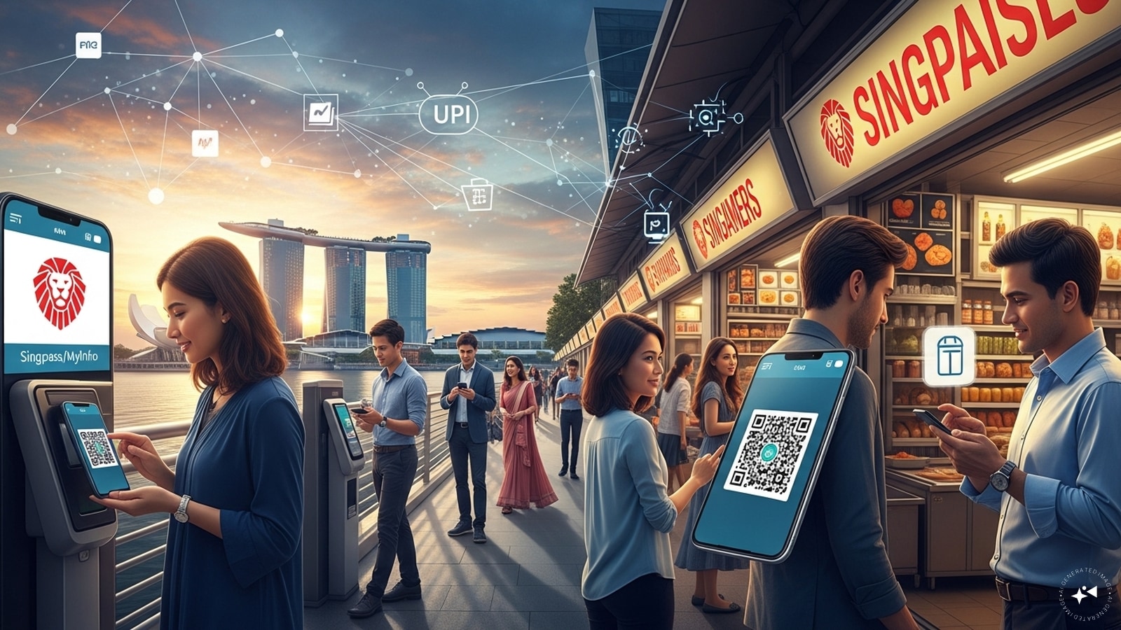 4. Singapore (2023) – UPI–PayNow linkage was launched jointly by the Reserve Bank of India and the Monetary Authority of Singapore, in the presence of PM Narendra Modi and Singapore PM Lee Hsien Loong via virtual launch. Singapore’s PayNow instant-payment system is linked with India’s UPI, enabling cross-border transfers and easier payments between users in both countries