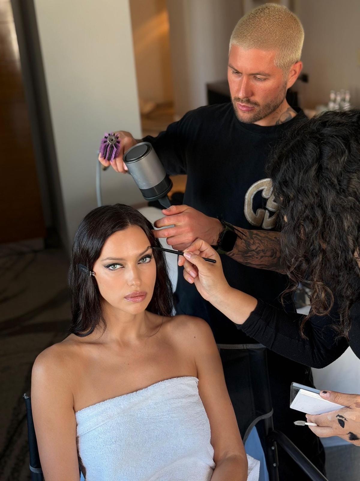 irina shayk in jean paul gaultier at the 2026 actor awards