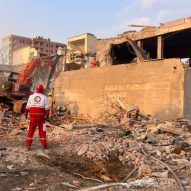 Civilian buildings damaged in Iran