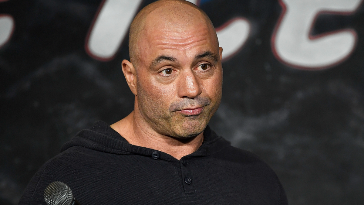 Joe Rogan makes a face
