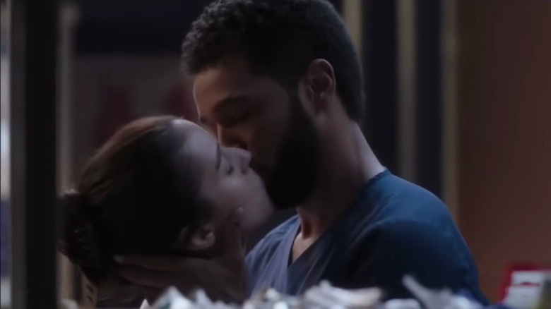 Jules and Winston on Grey's Anatomy