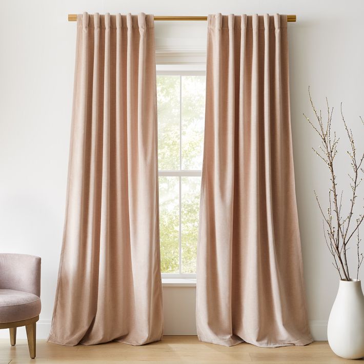 Worn Velvet Curtain