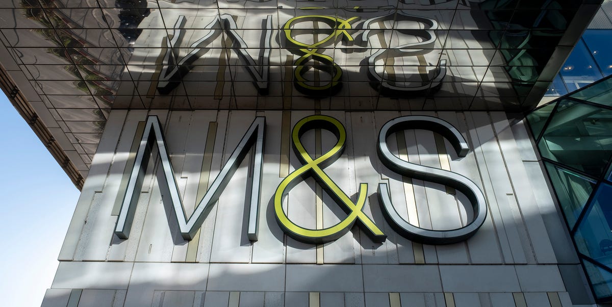 Drop-waist dresses are the flattering trend that's back for spring – and M&S has a chic contrast style