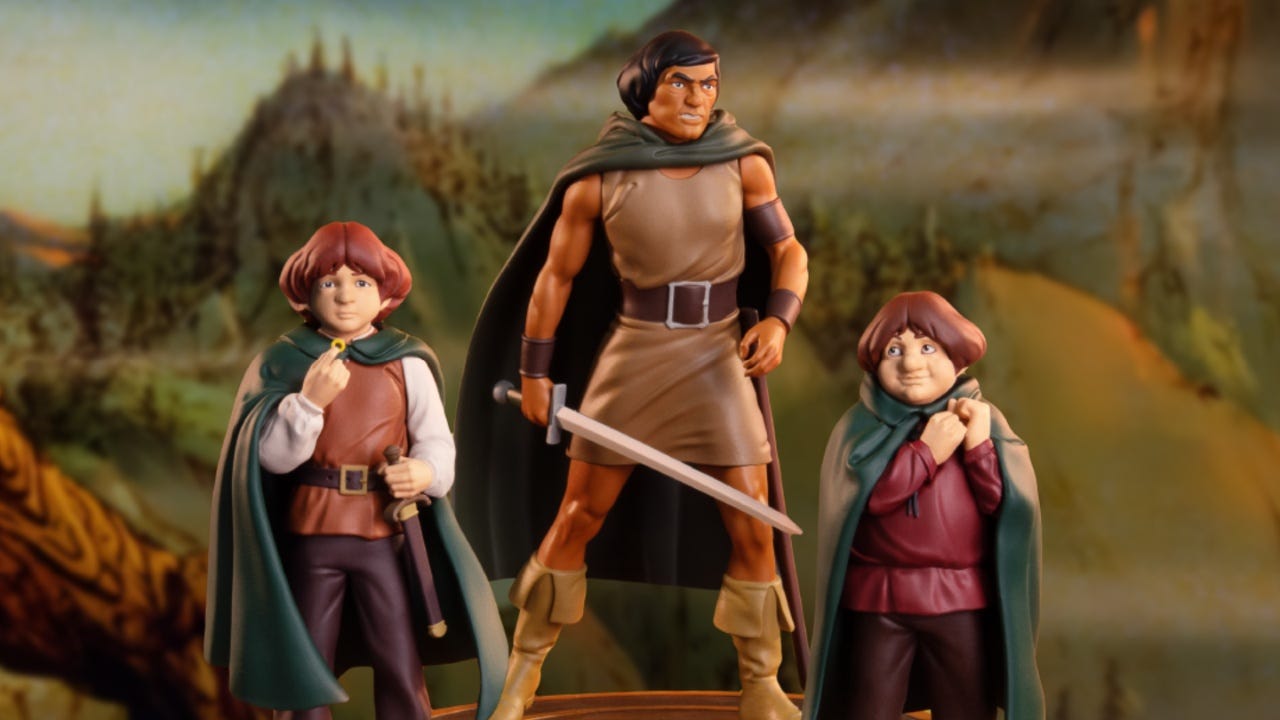 Dark Horse Reveals The Lord of the Rings Figures Based on the 1978 Animated Movie