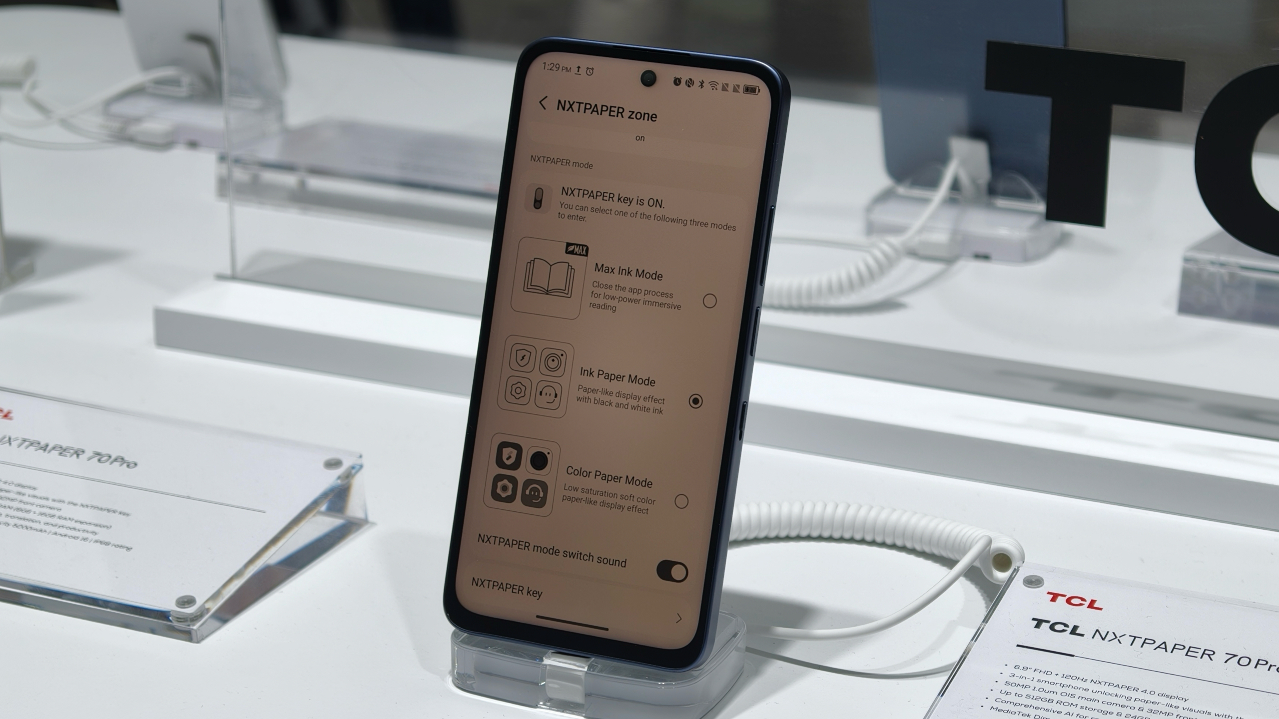 Hands-on with the TC NXTPAPER 70 Pro at MWC 2026