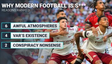Ranking why modern football is sh*t: wrestling, conspiracies and VAR