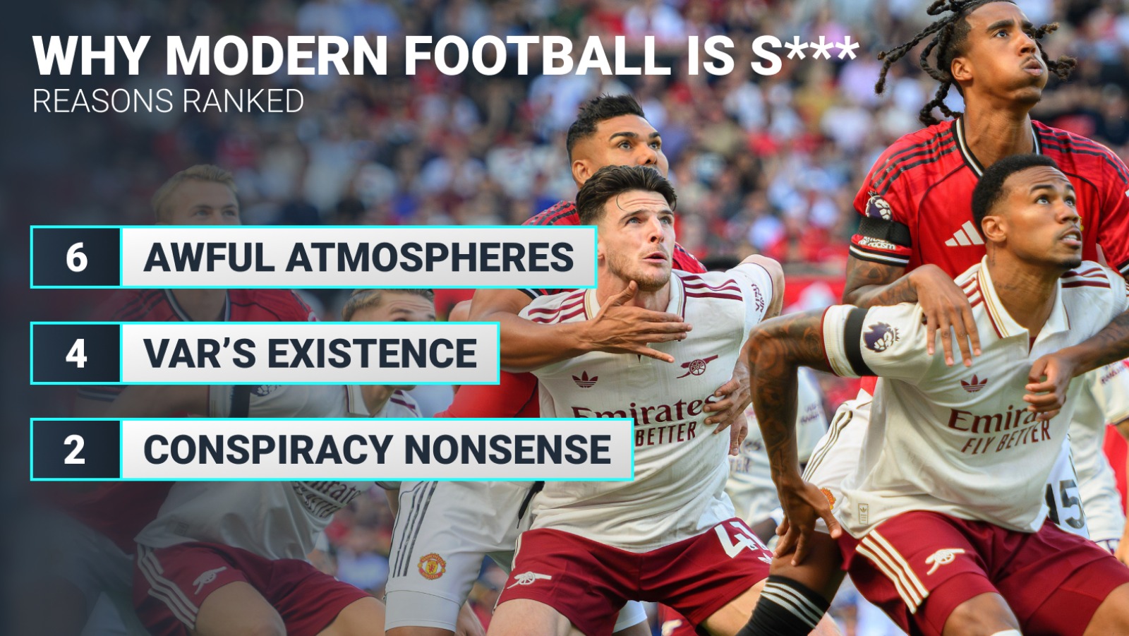 Ranking why modern football is sh*t: wrestling, conspiracies and VAR