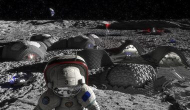 A laser 3D printing method, tested by researchers at OSU, could lead to resilient, stable structures on the Moon. Credit: ESA