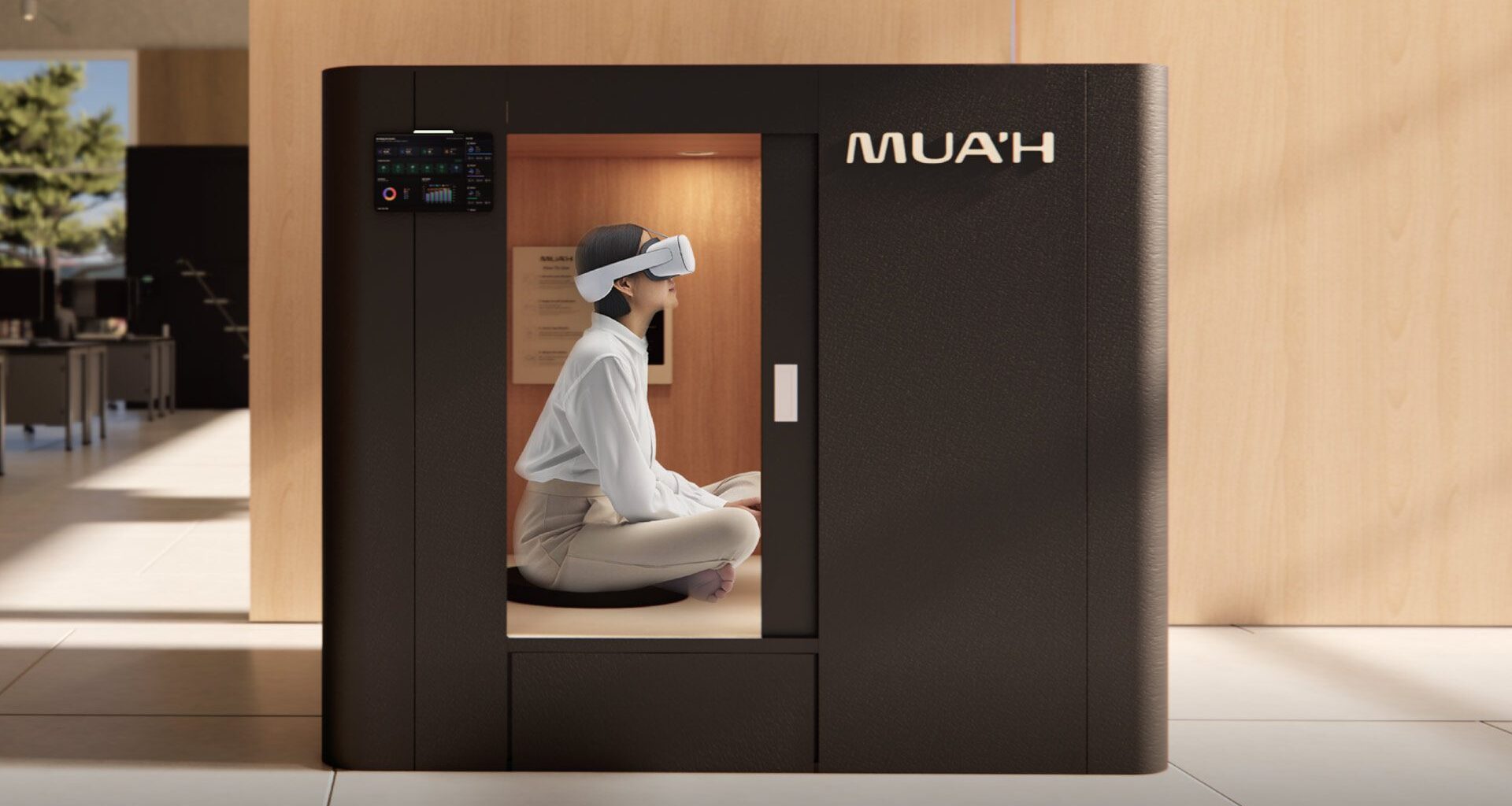 This Company Wants to Refresh Workers by Sticking Them in Tiny Pods With VR Headsets