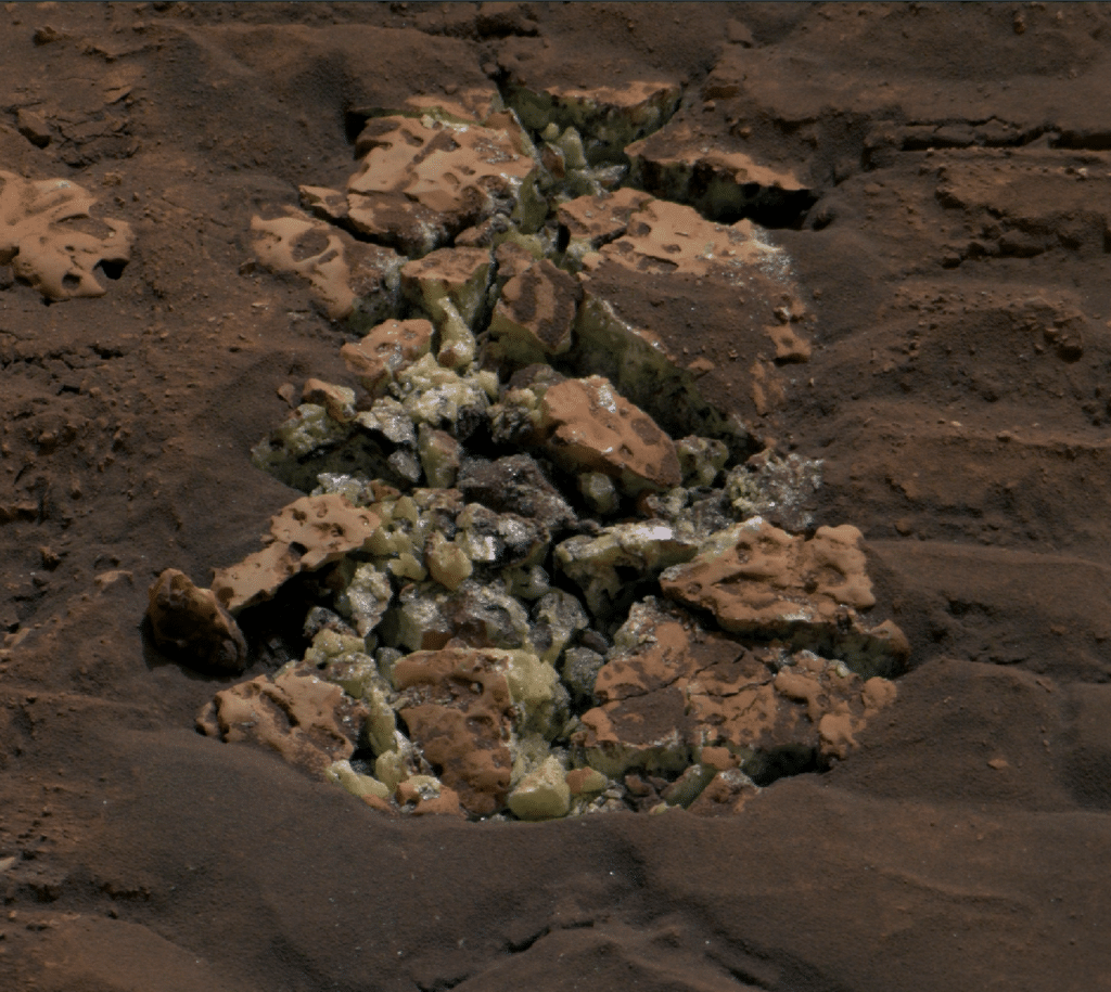 NASA’s Curiosity rover accidentally smashed open a rock on Mars and found something ‘unexpected’ inside