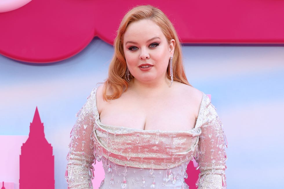 nicola coughlan attends the european premiere of barbie at cineworld leicester square