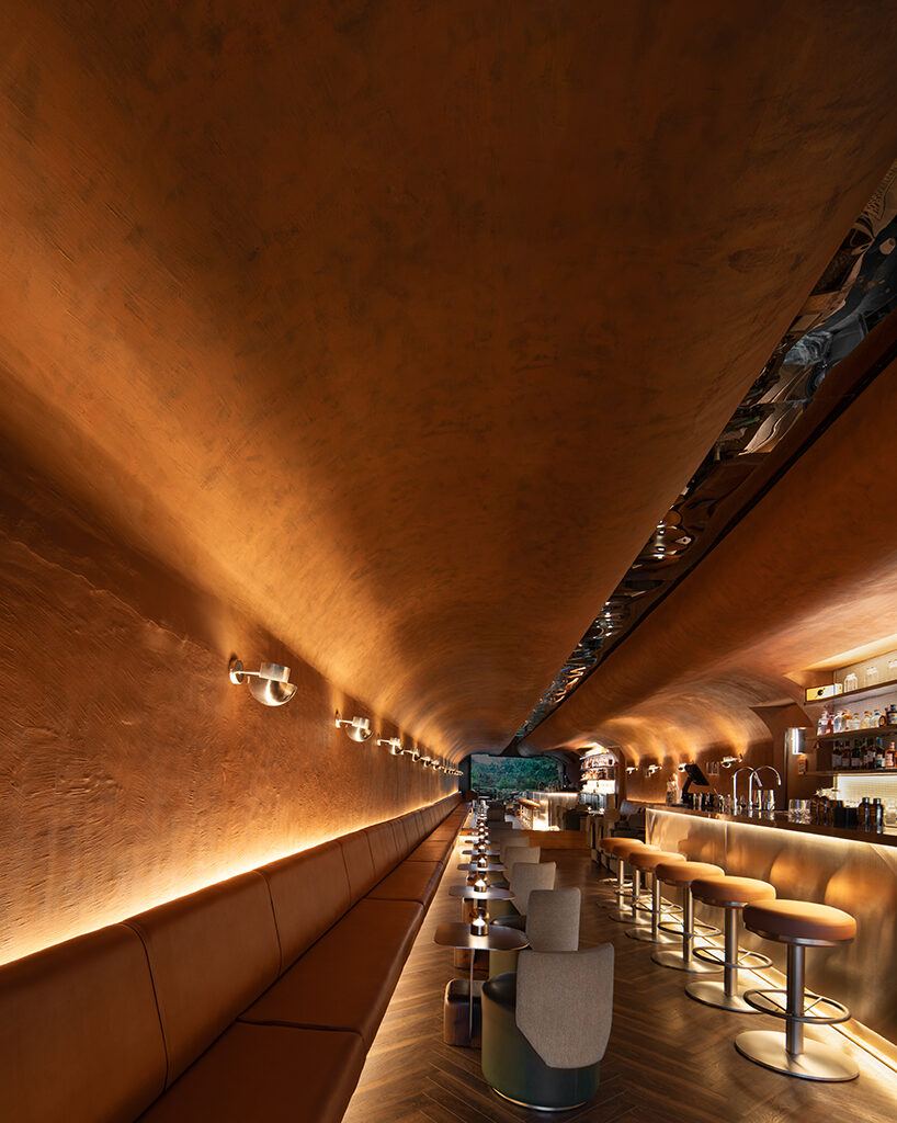 mirrors and steel reshape space experience in new delhi bar