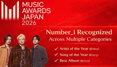 Number_i Recognized at Music Awards Japan 2026