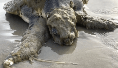 One Of The World’s Rarest Turtles Found On Texas Beach Covered In A Thick Mysterious Coating