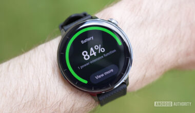 Battery widget on the OnePlus Watch 3 (43mm).