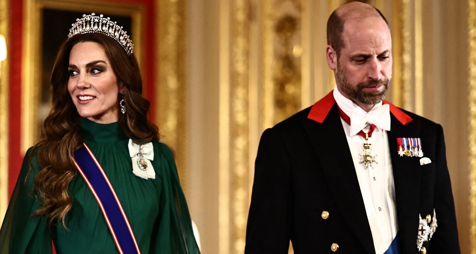 Kate and Prince William's State Banquet portrait unveiled