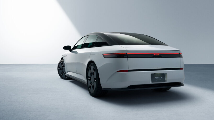 rear view of the production model