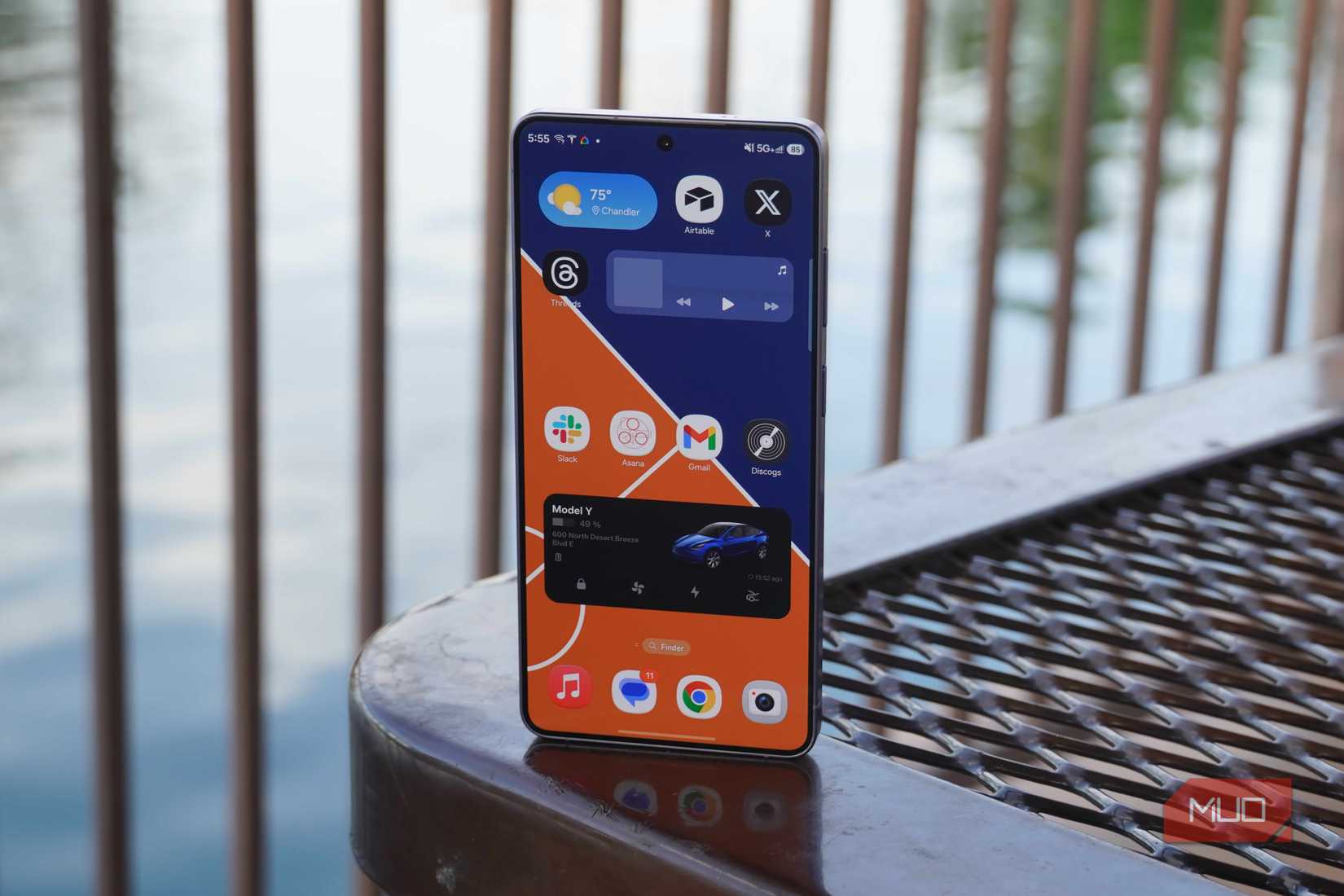 The Samsung Galaxy S26 Ultra on a table.