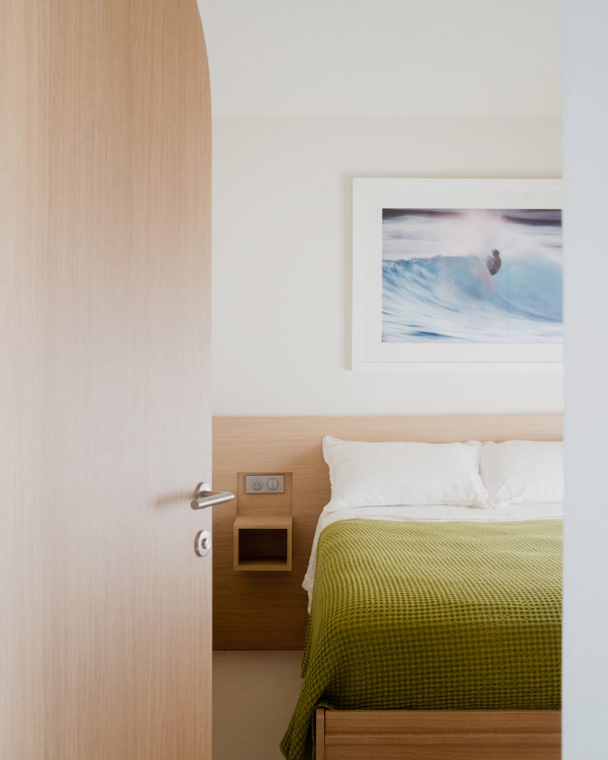 Minimalist bedroom interior